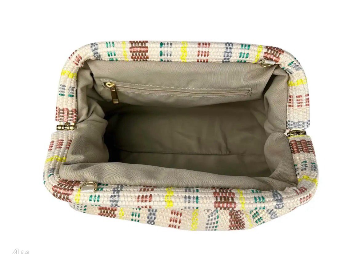 Pouch multi hobo Rafia multicolore